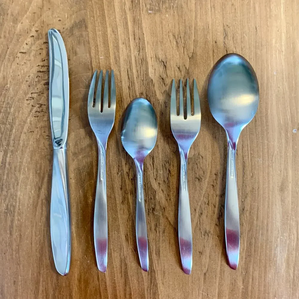 Insico Flatware 5 Pc Place Setting International Silver SCOPE Luxury Line SS USA